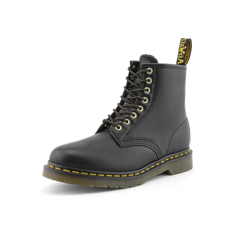 推荐商品：Dr.Martens 马汀博士 1460 英伦风 复古时尚 软皮光面 舒适保暖 百搭休闲 马丁靴 8孔/中帮/黑色