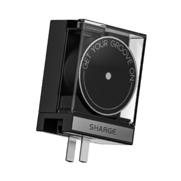 Sharge/闪极 65W 氮化镓充电器 自带伸缩线 可折叠插脚 适用华为小米手机平板 黑色