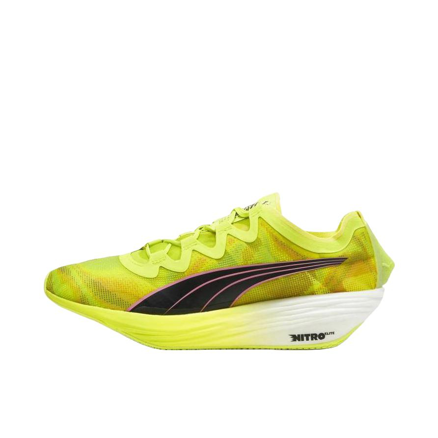 推荐商品：Puma/彪马 Fast-Fwd Nitro Elite 氮气科技 舒适轻便 防滑耐磨 织物网眼 碳板 运动 马拉松 跑鞋 黄色