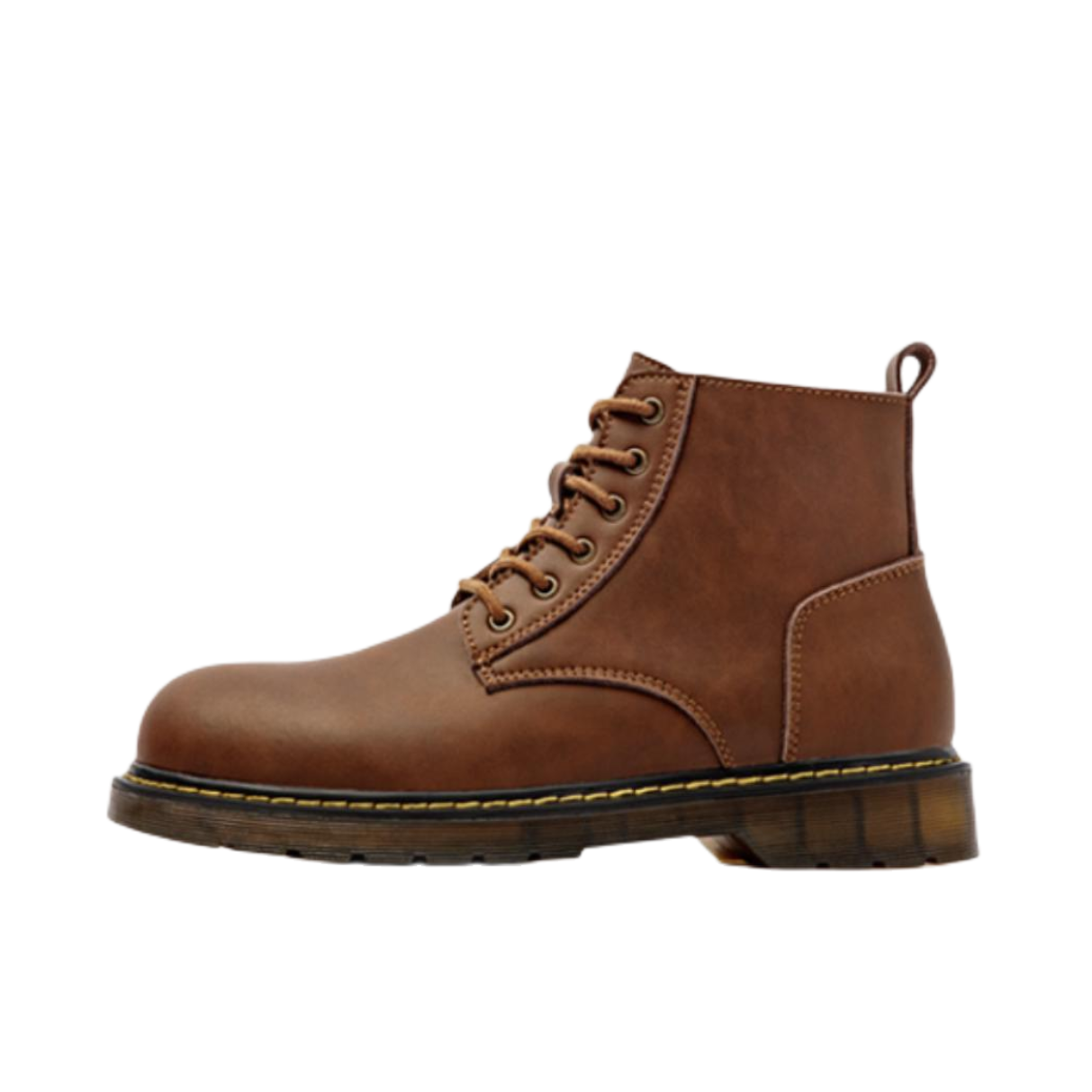 推荐商品：Maden/马登  美式英伦 沙漠复古 真皮  工装靴 马丁靴  MD2007040 蜜蜡色