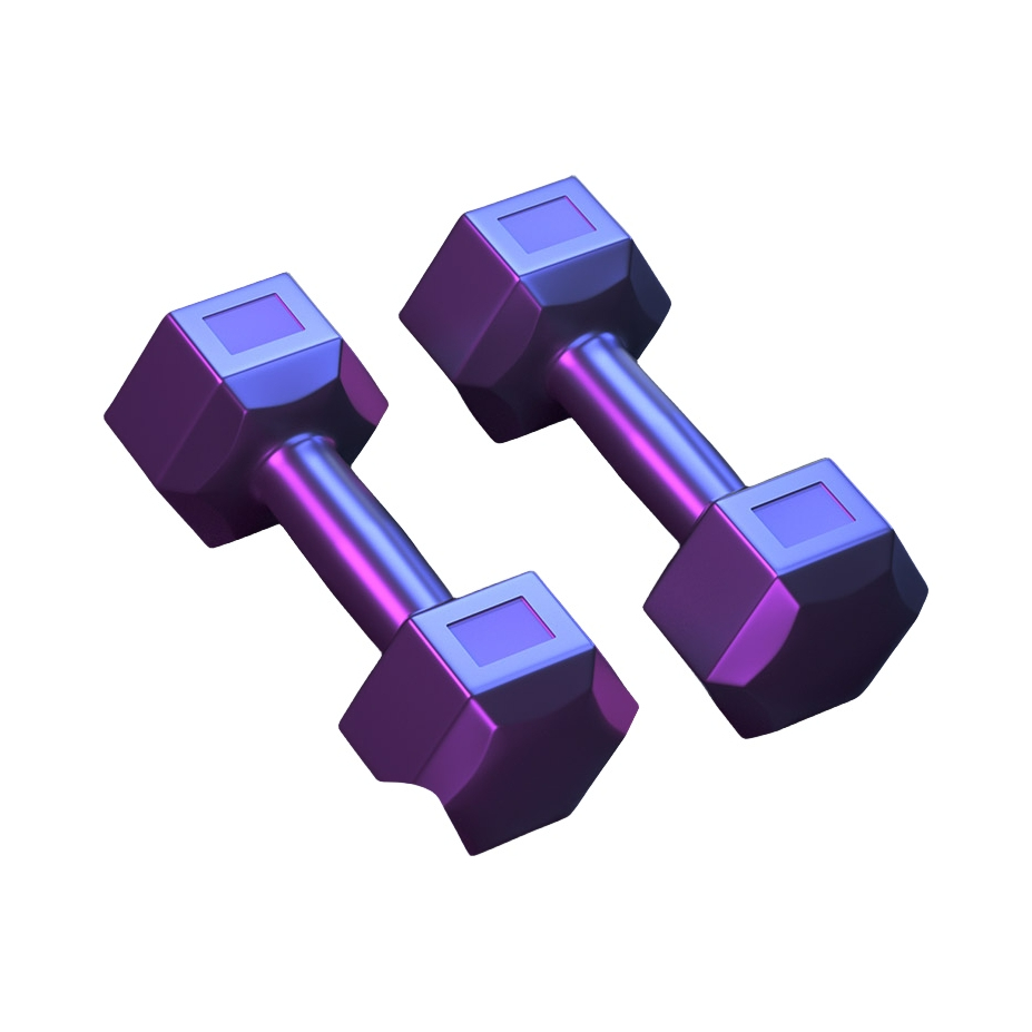 推荐商品：AIMEISHI/艾美仕 健身 包胶 练臀肌 六角 哑铃 003