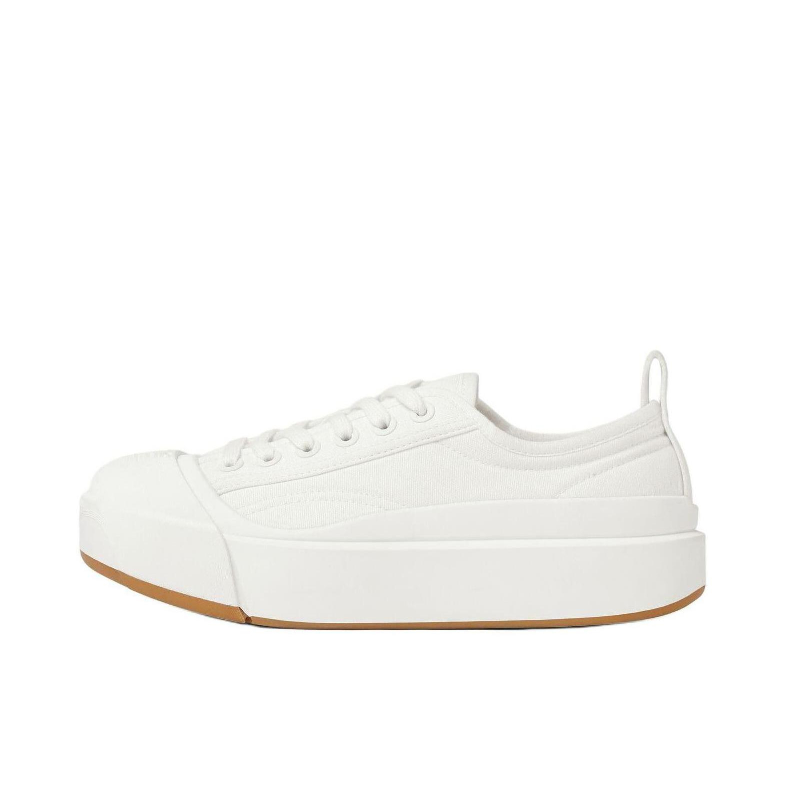 推荐商品：Bottega Veneta Vulcan 舒适百搭 时尚 休闲鞋 741360V2R109122 白色/褐色