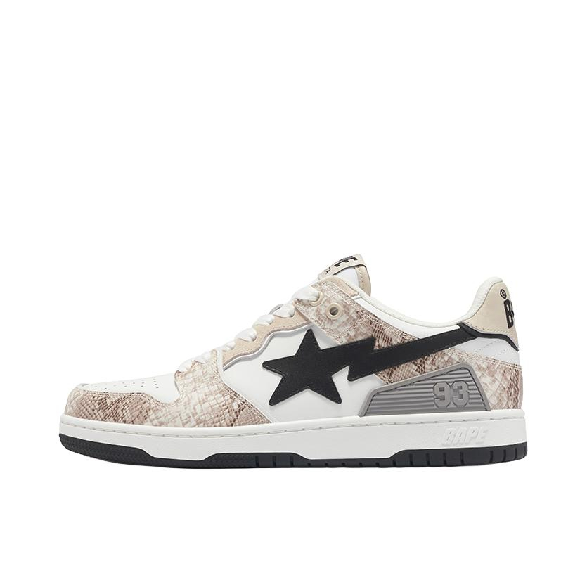 推荐商品：Bape SK8 STA 板鞋 低帮休闲 白色