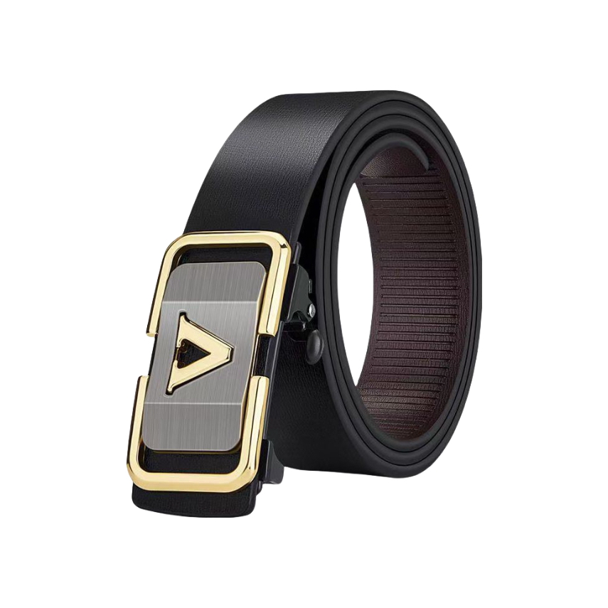 推荐商品：柏雅图 休闲潮自动扣真皮皮带