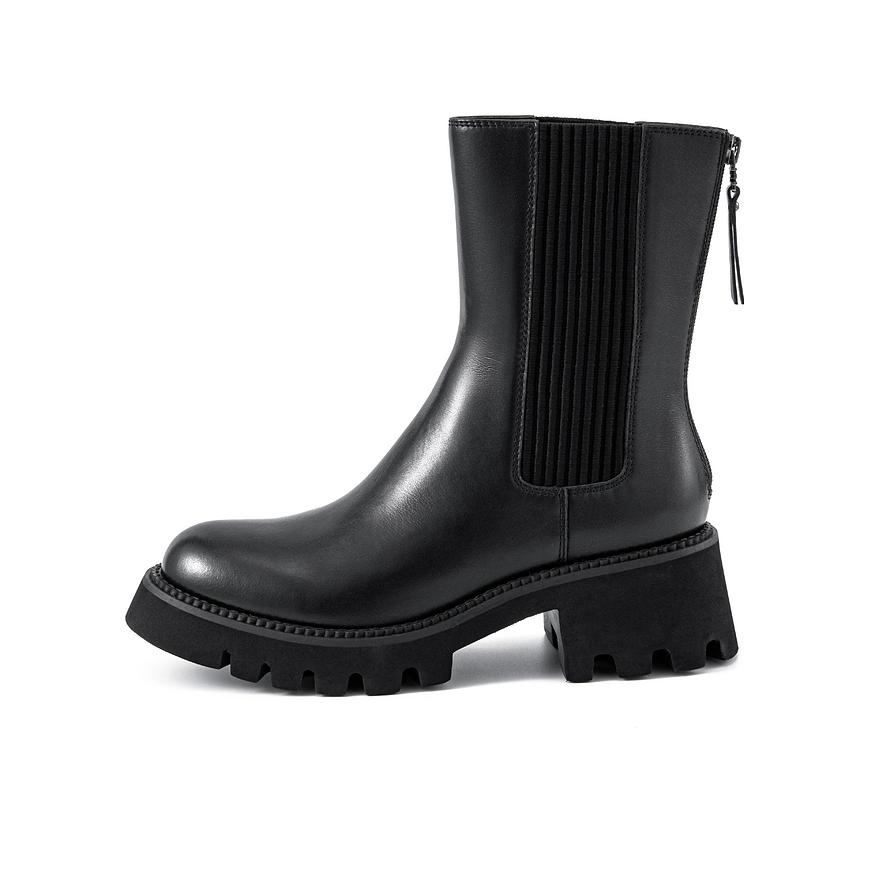 推荐商品：Sam Edelman 复古时尚 耐磨轻便 切尔西靴 黑色