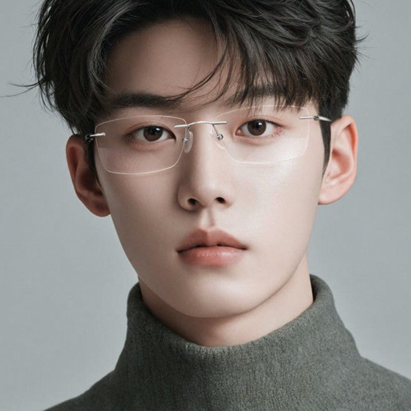 推荐商品：SEROVA/施洛华 防蓝光超轻无边框眼镜 SP987