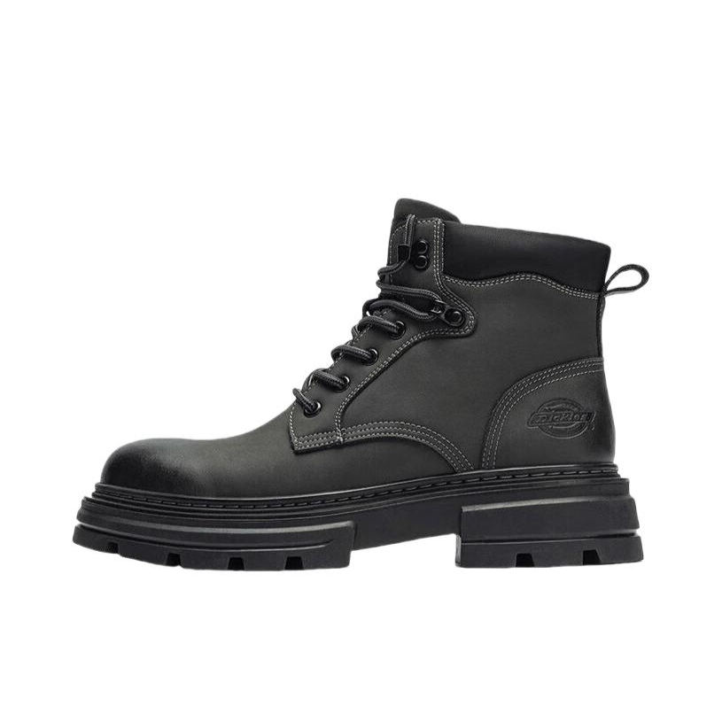 推荐商品：Dickies  厚底 短中筒 舒适耐磨 欧美 复古百搭  工装靴 马丁靴  243M50LXS80C 黑色