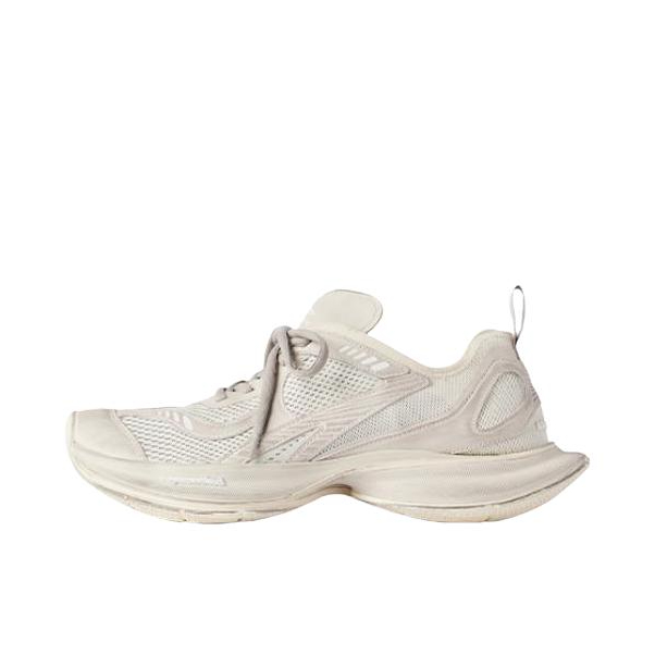 推荐商品：Balenciaga/巴黎世家 Circuit 运动休闲鞋 印花圆头减震网面透气低帮厚底 女款/米色