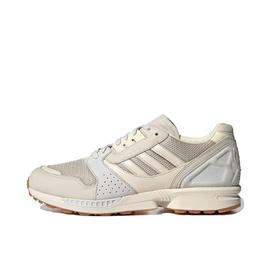 推荐商品：adidas Originals ZX 8000 复古 舒适百搭 防滑耐磨 轻便透气 织物 低帮 缓震 运动休闲鞋 Qualität Highsnobiety联名/粉笔白