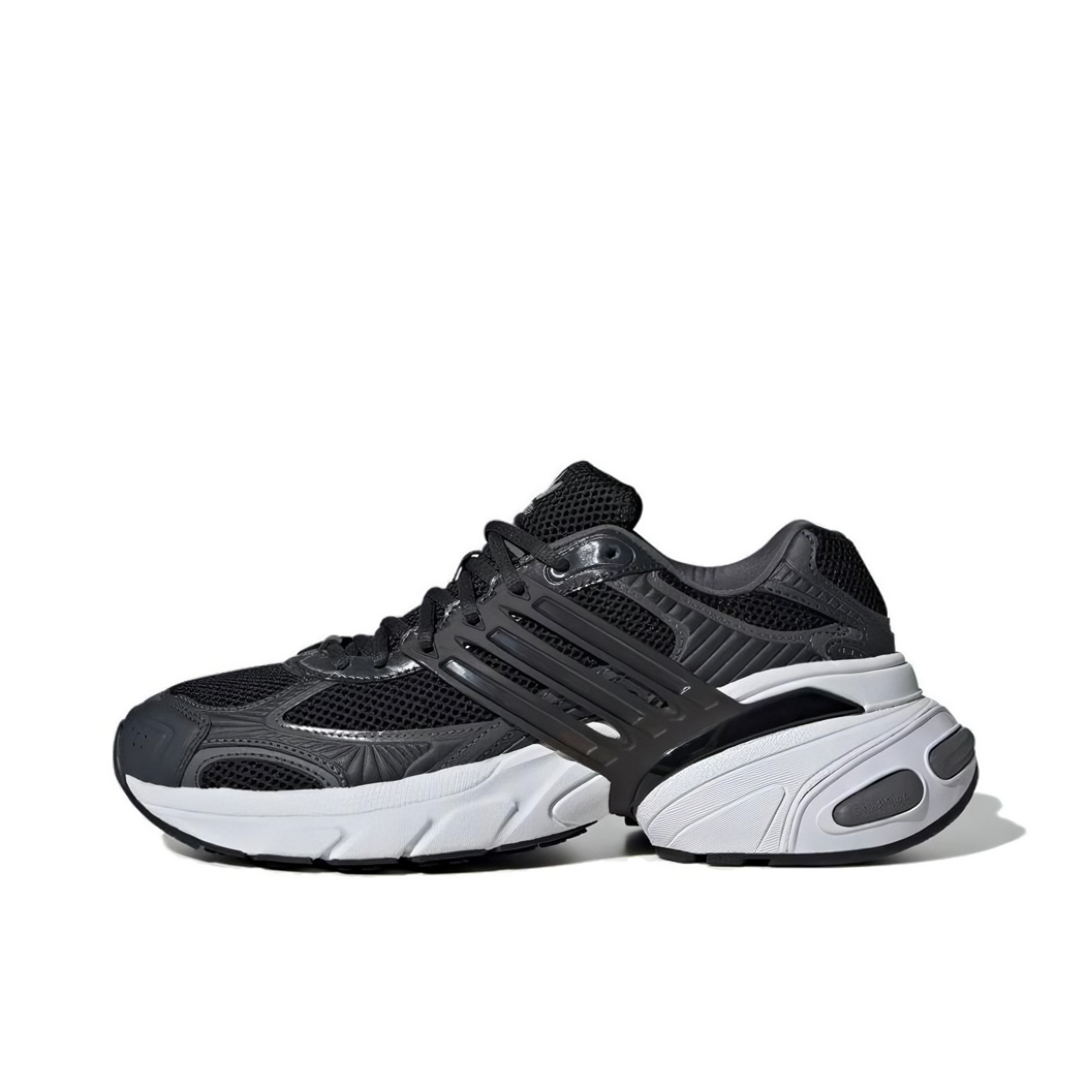 推荐商品：adidas Originals Adistar XLG 防滑耐磨 网面透气 轻便 增高 舒适百搭 复古 运动休闲鞋 灰五/核心黑