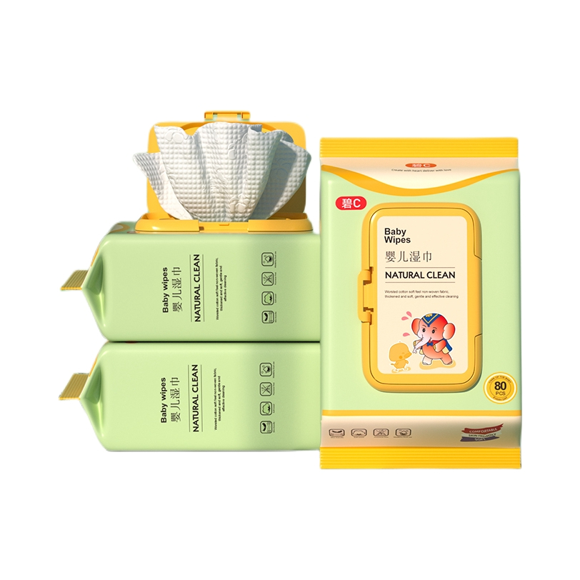 推荐商品：碧C 婴儿手口柔湿巾手口屁珍珠纹家用婴儿级加厚