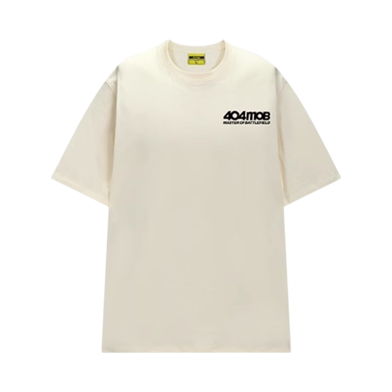 404MOB 美式小logo印花基础款字母短袖T恤 TTDX00109CJ