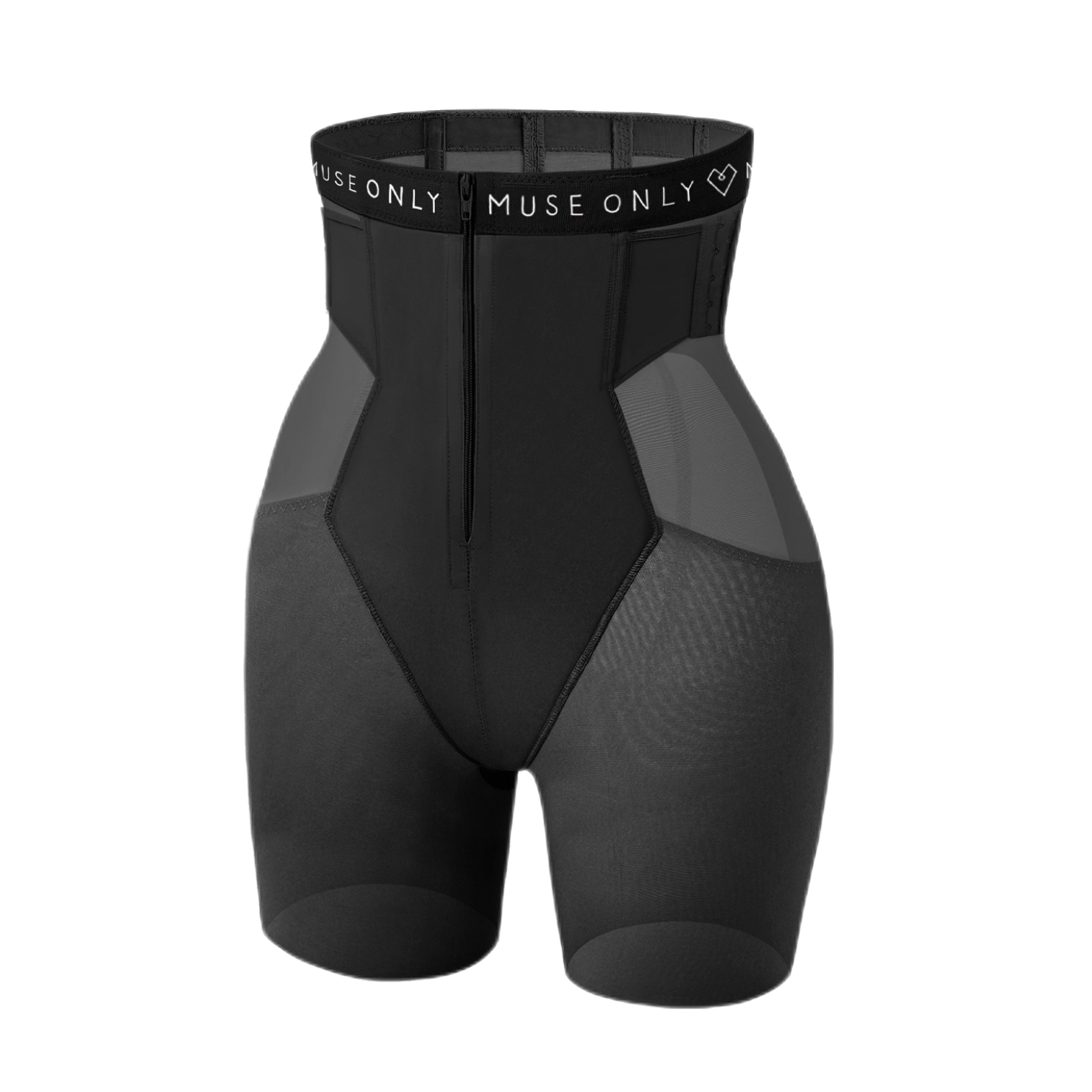 推荐商品：MUSEONLY/暮色盎然 提臀收腹塑形束腰打底裤 女装 083 冷萃冰咖黑