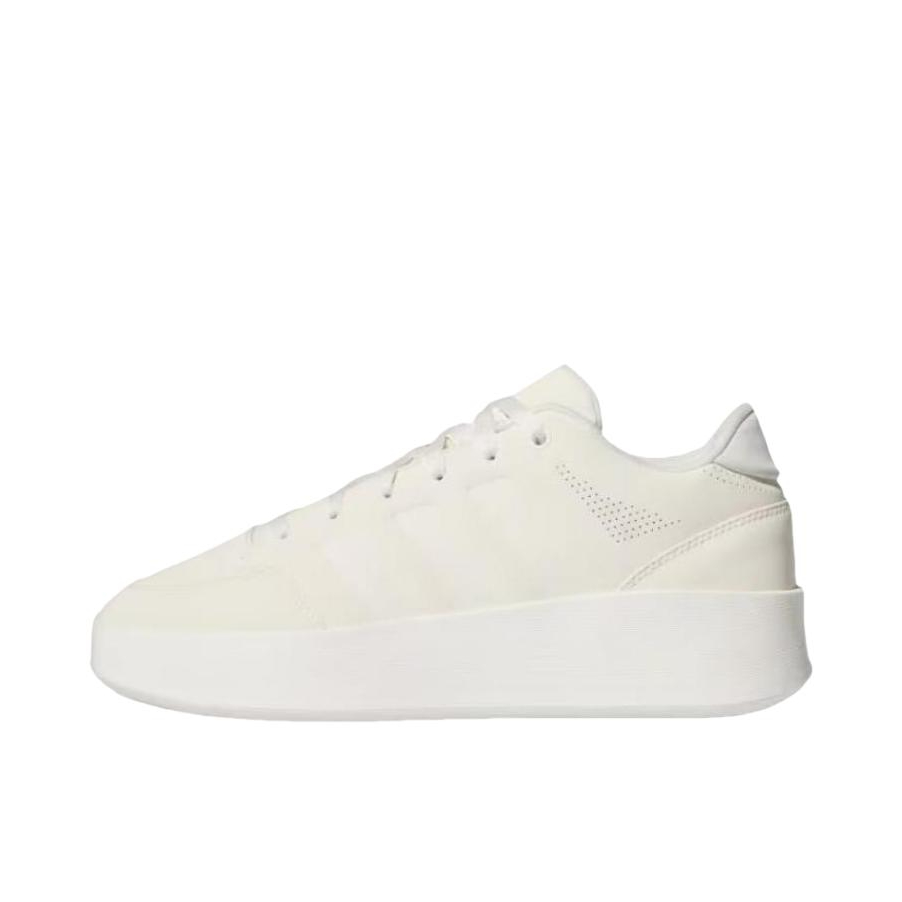 推荐商品：adidas MULLALY 板鞋 防滑耐磨增高 白色 
