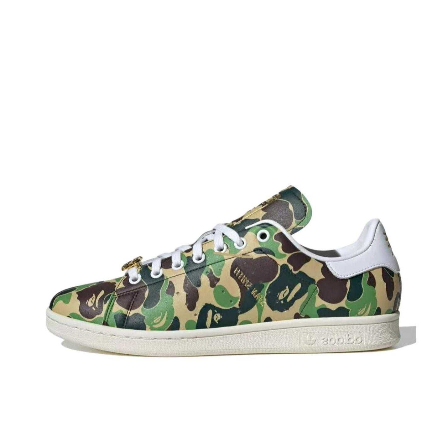 推荐商品：adidas Originals Stan Smith 板鞋 减震透气轻便低帮包裹性 绿色/棕色