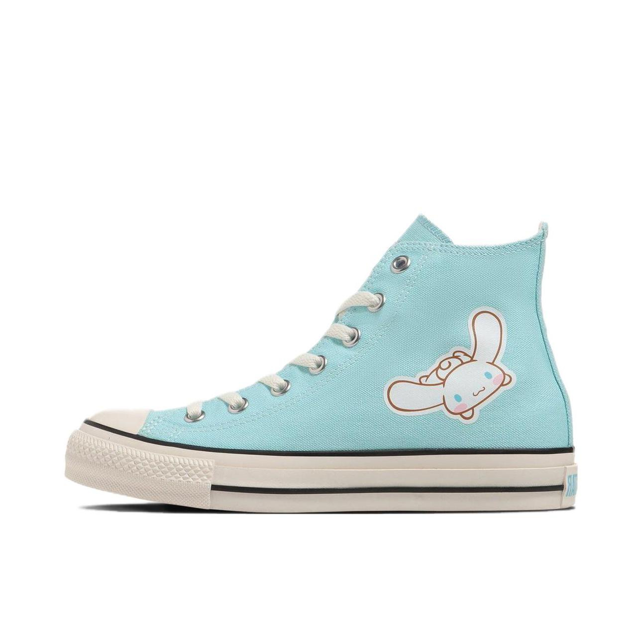 推荐商品：Converse/匡威 Chuck Taylor All Star 帆布鞋 常青款轻便防滑耐磨百搭复古圆头减震贴合高帮 浅蓝色