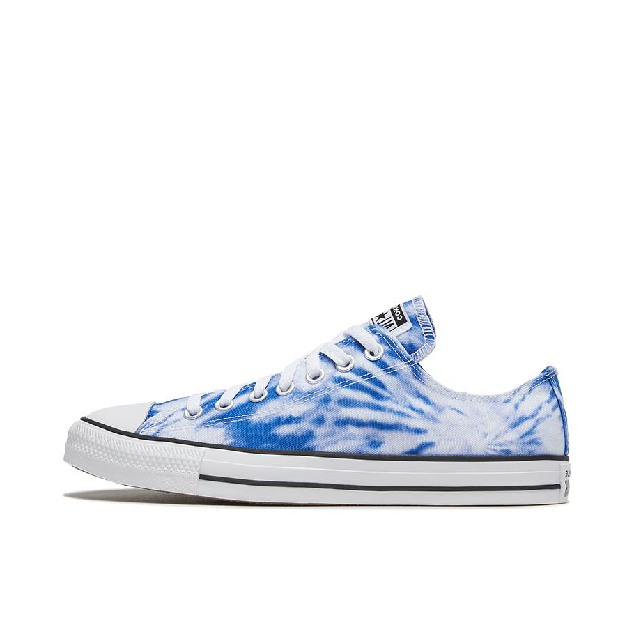 推荐商品：Converse/匡威 Chuck Taylor All Star 帆布鞋 常青款轻便防滑耐磨百搭复古圆头减震贴合高帮 白蓝扎染Low