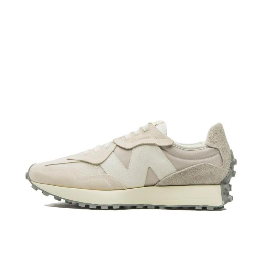 推荐商品：【IU同款】 New Balance 327 跑鞋 舒适复古防滑耐磨休闲透气减震拼接运动防水织物慢跑圆头  米色/米白色