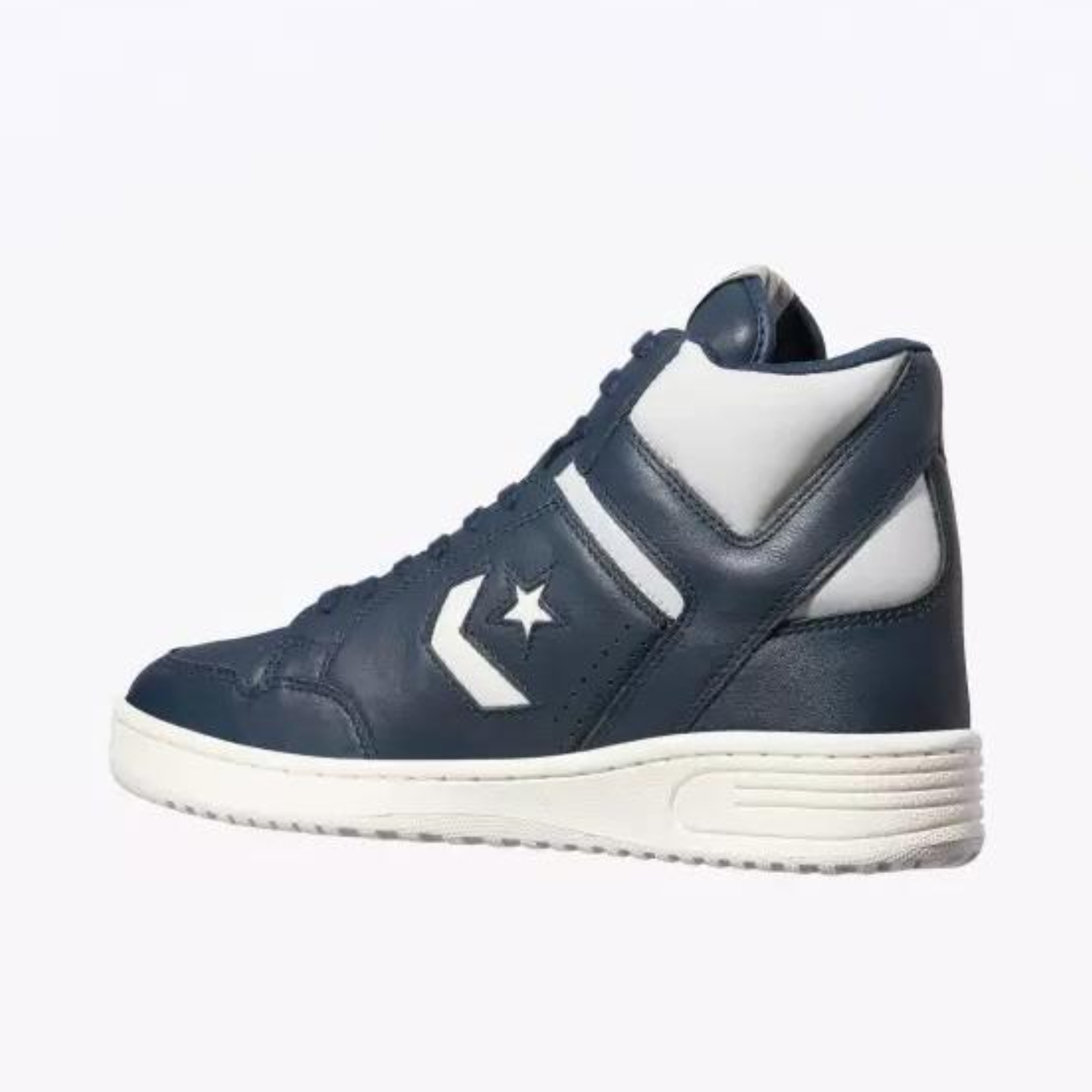 推荐商品：Converse/匡威 Weapon 板鞋 星箭标潮流经典复古拼接防滑耐磨减震透气支撑包裹性 蓝色