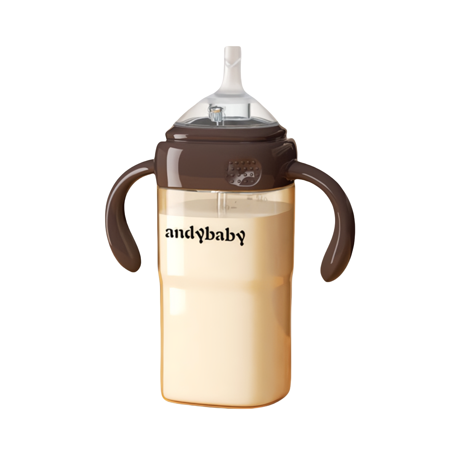 推荐商品：ANDYBABY 婴幼儿放方形吸管奶瓶鸭嘴喝水喝奶
