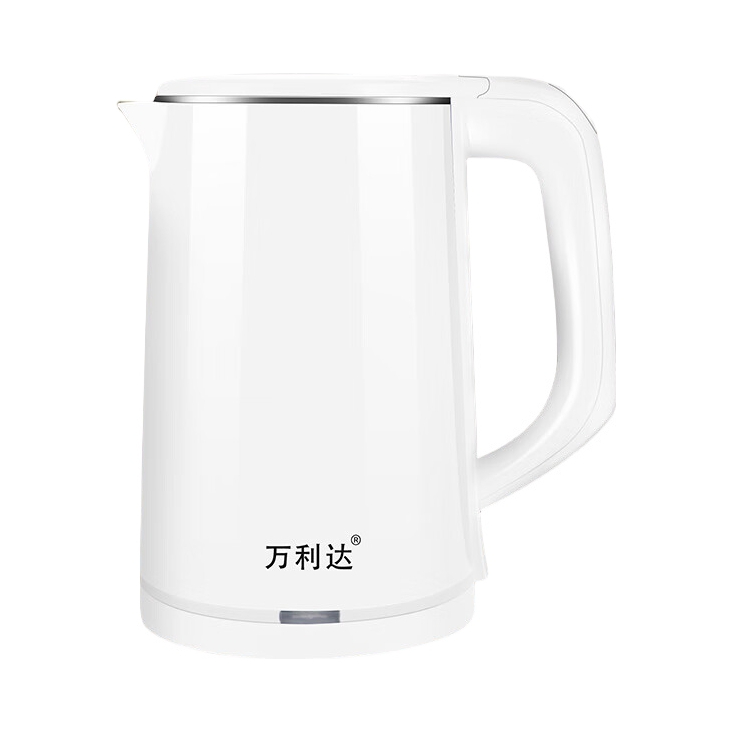 推荐商品：malata/万利达 电水壶 2.3L 自动断电 双层防烫 大容量 烧水 恒温 快煮 煮水 加厚 智能保温 无缝内胆 耐用 彩钢 快速