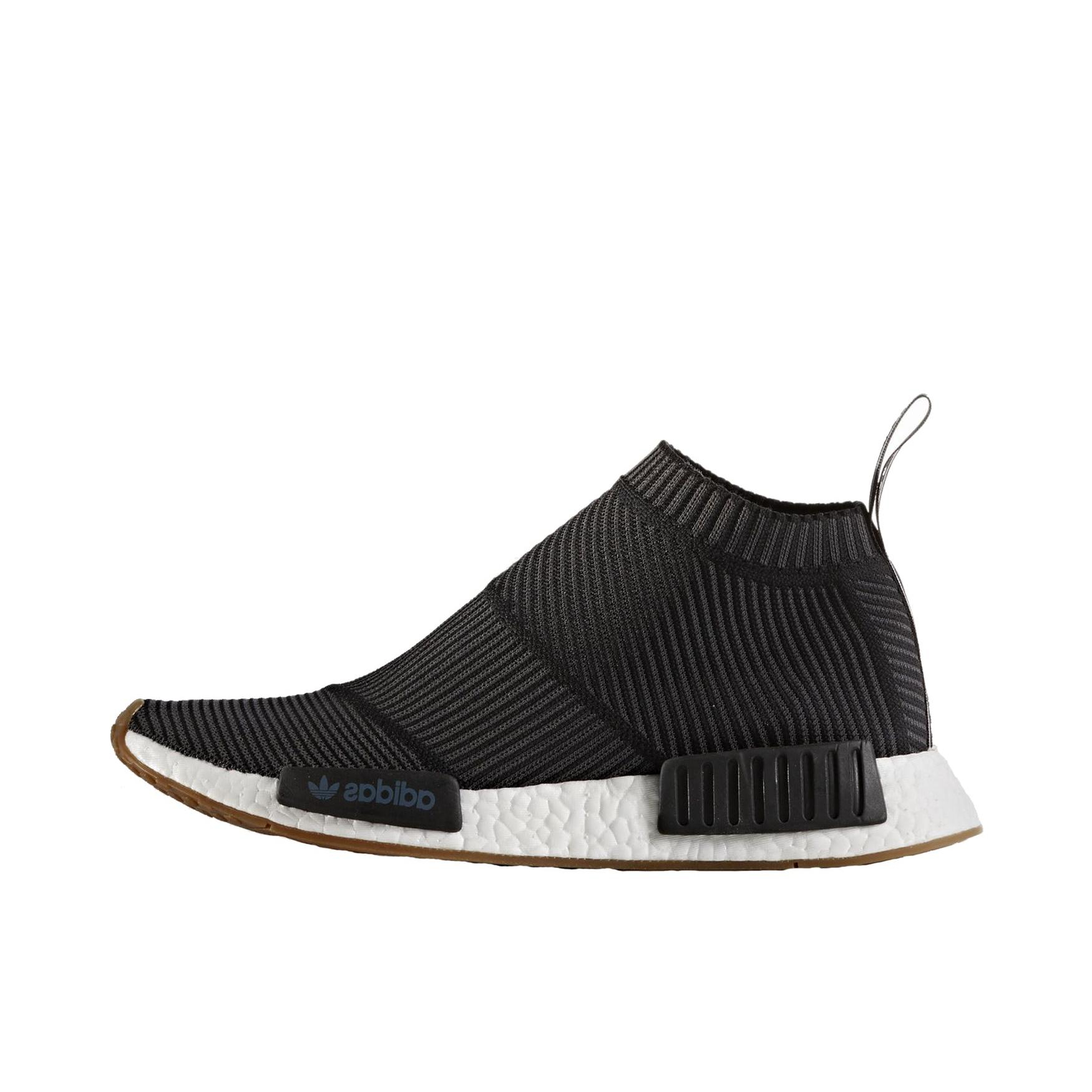 推荐商品：adidas Originals NMD City Sock 缓震轻便 防滑 耐磨 透气网面 休闲运动 轻质 编织 跑步鞋 Wool Black 黑色