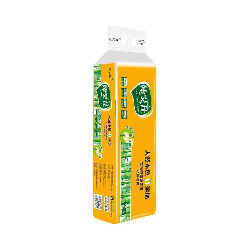 推荐商品：惠艾佳 天然本色 4层无芯纸巾