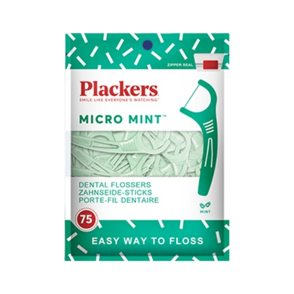 推荐商品：plackers 进口超细剔牙牙线棒 薄荷味