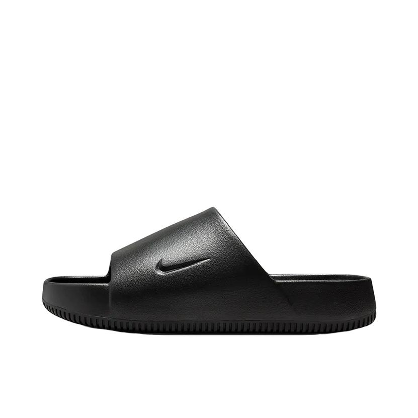 推荐商品：Nike Calm Slide 抓地 防滑耐磨 回弹 增高 防水 一字 拖鞋 全黑色