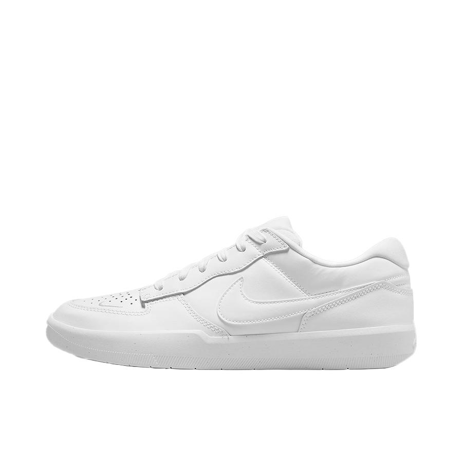 推荐商品：Nike SB Force 58 滑板鞋 板鞋 街头胶底防滑耐磨舒适透气百搭复古 纯白