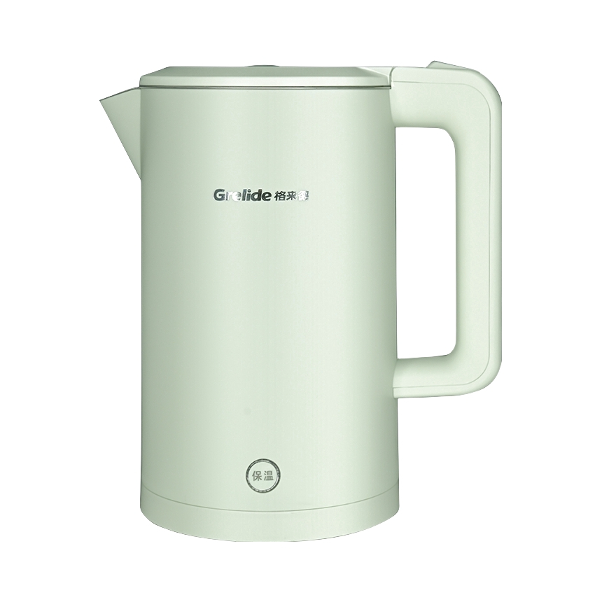 推荐商品：Grelide/格来德 1.7/1.8L电水壶 双层防烫 一键保温 D1709K 自动断电 恒温