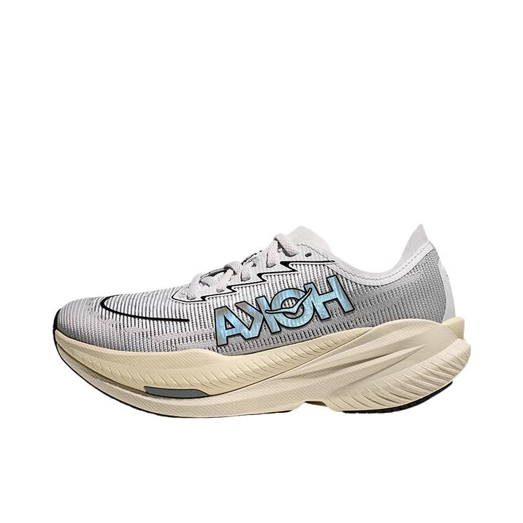 推荐商品：HOKA ONE ONE Mach X 2 马赫 缓震回弹 防滑耐磨 舒适百搭 竞训 公路 跑鞋 白色/宇宙灰