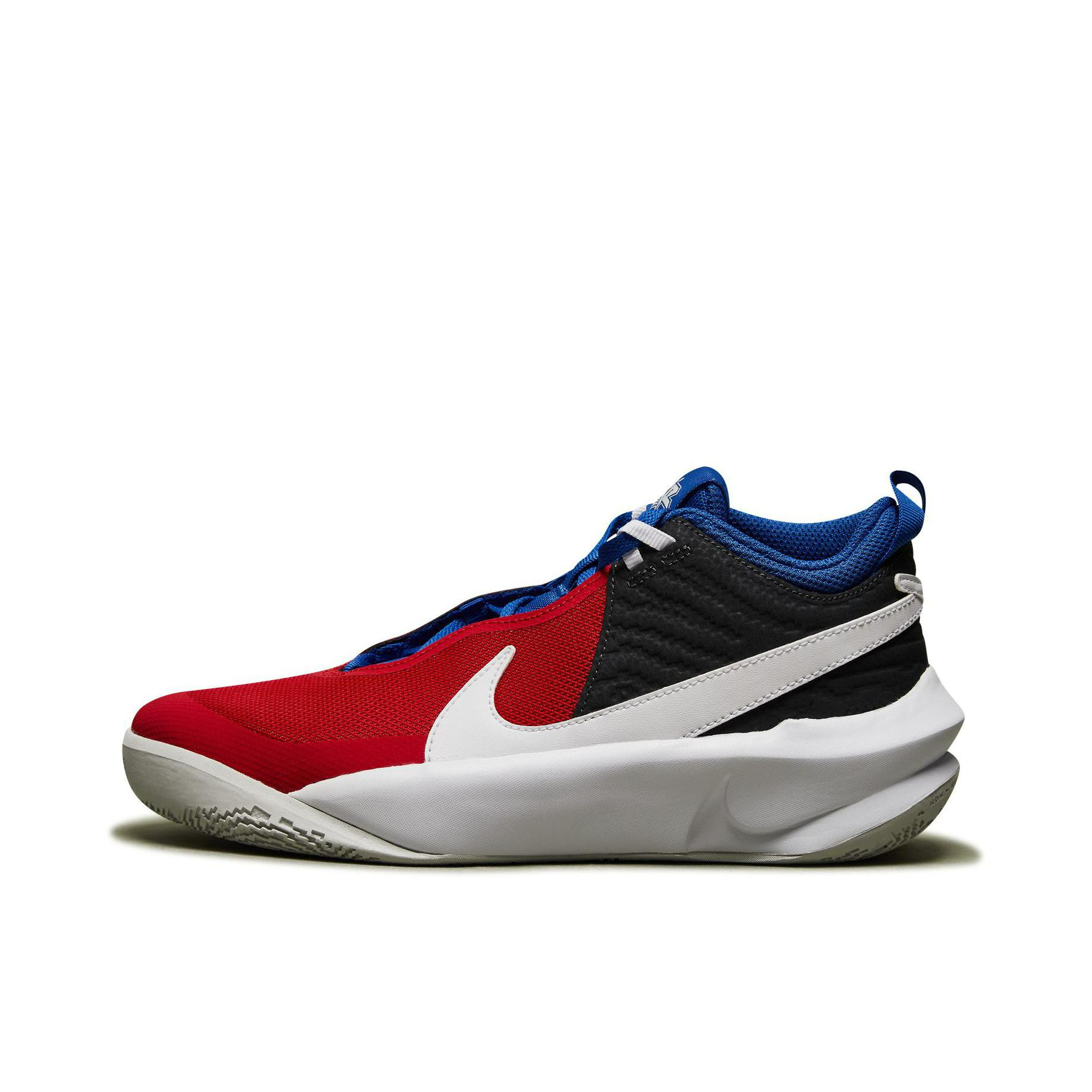 推荐商品：Nike Team Hustle D 10 复古百搭 舒适透气 减震 防滑耐磨 实战 篮球鞋 大童/大学红/游戏蓝