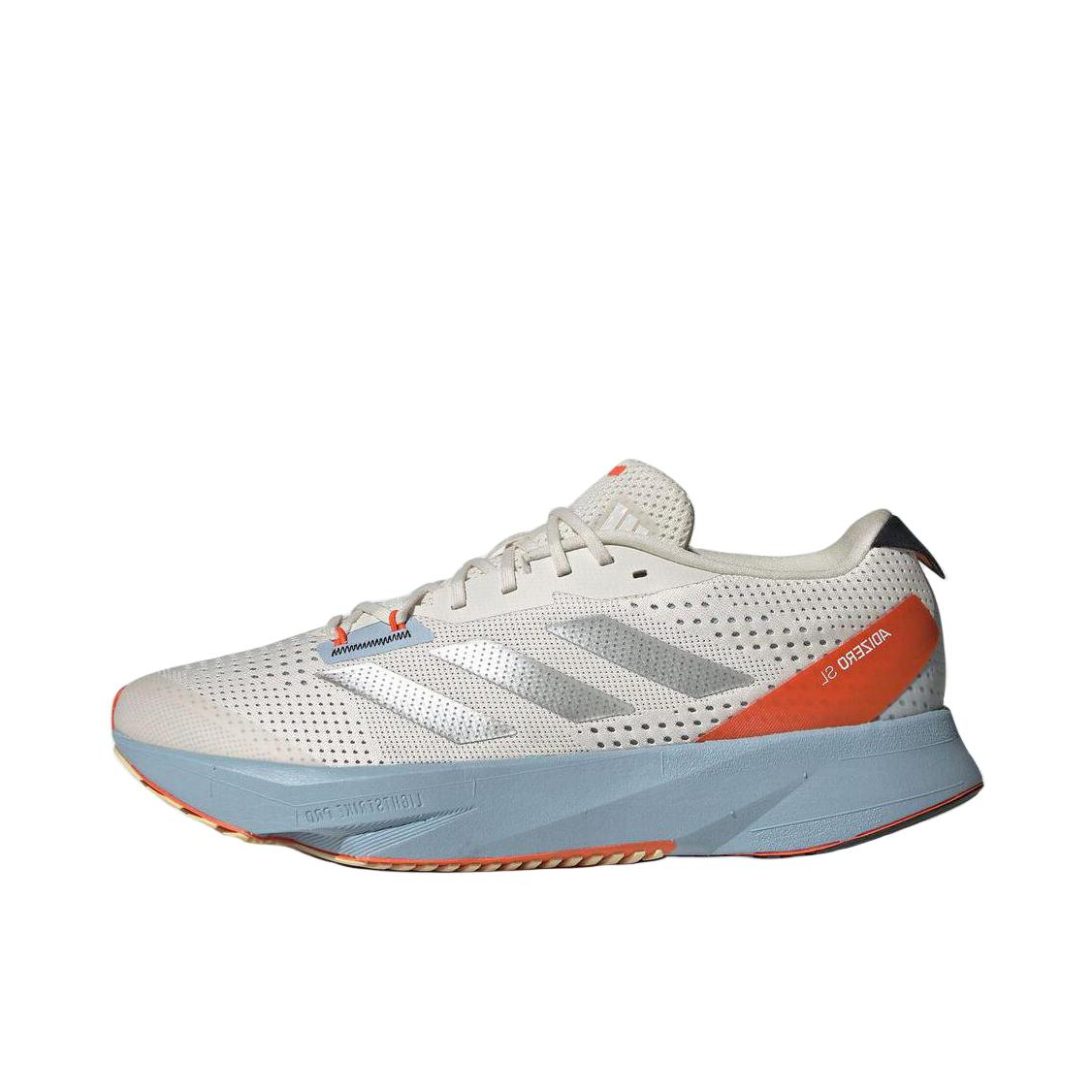 推荐商品：adidas Adizero SL1 跑鞋 减震透气轻便备赛长跑训练 男款/灰色/蓝色