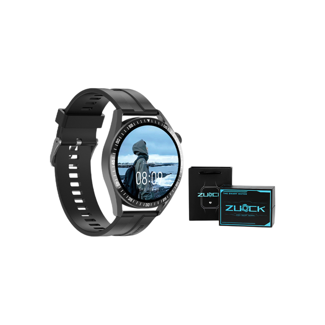 推荐商品：ZUCK ZK-WH8 蓝牙连接通话心率监测音乐播放自定义表盘百搭潮流智能男女同款手表