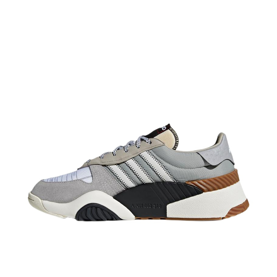 推荐商品：adidas Turnout Bball Trainer 复古 网布 防滑耐磨 拼接 织物 运动休闲鞋 Alexander Wang/Light Brown 灰白棕