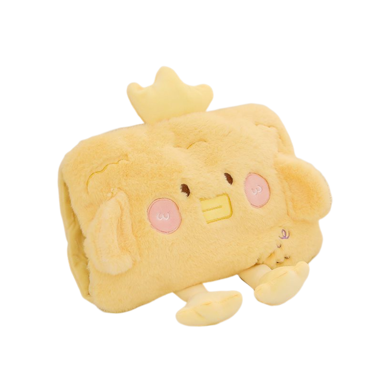 推荐商品：可爱方形 电热水袋 充电防爆可爱毛绒暖手宝