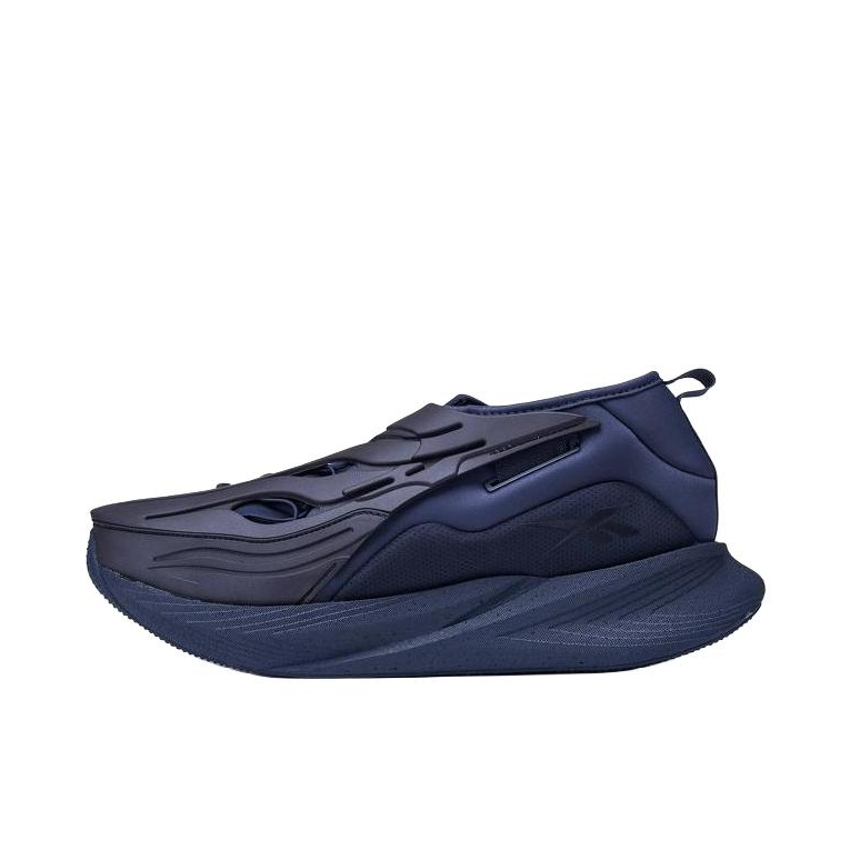 推荐商品：Reebok/锐步 Floatride Energy Argus X 跑鞋 太空机能风减震回弹防滑耐磨舒适碳板休闲运动一脚蹬合成革训练 夜空蓝