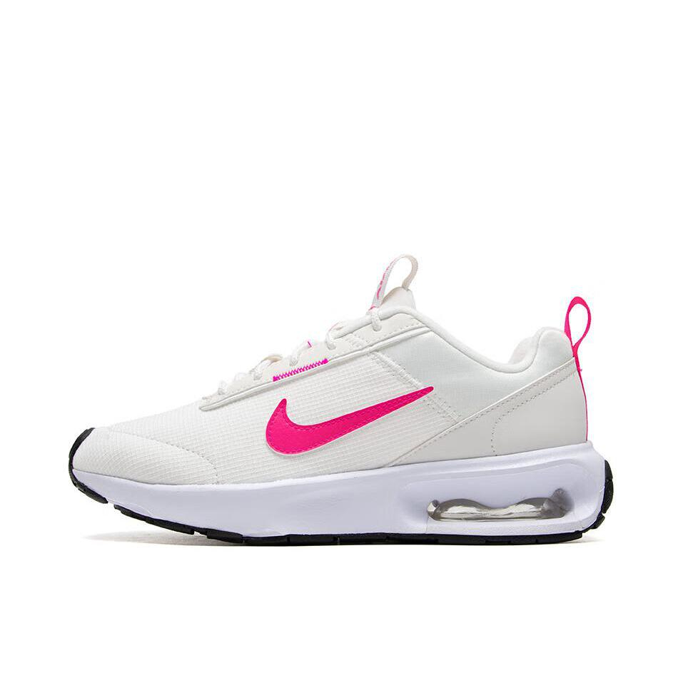 推荐商品：Nike Air Max Intrlk 跑鞋 轻便缓震防滑耐磨舒适百搭简约时尚织物合成革支撑回弹抓地 女款/白色/米白/粉色