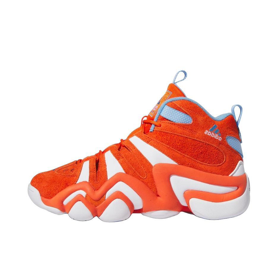 推荐商品：adidas Crazy 8 篮球鞋 复古防滑耐磨透气舒适百搭减震 橙色/白色