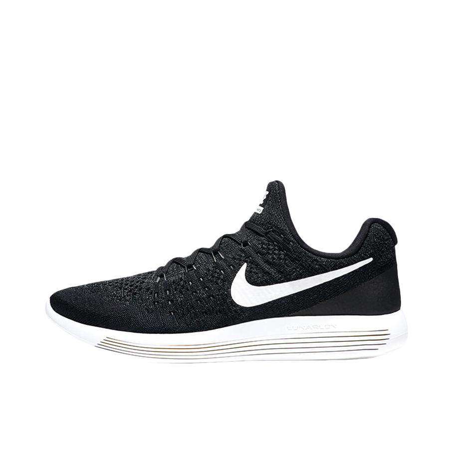 推荐商品：Nike LunarEpic Flyknit 2 登月 跑鞋 飞线编织防滑耐磨舒适轻便缓震透气织物运动潮流 Black/White/Anthracite 黑白