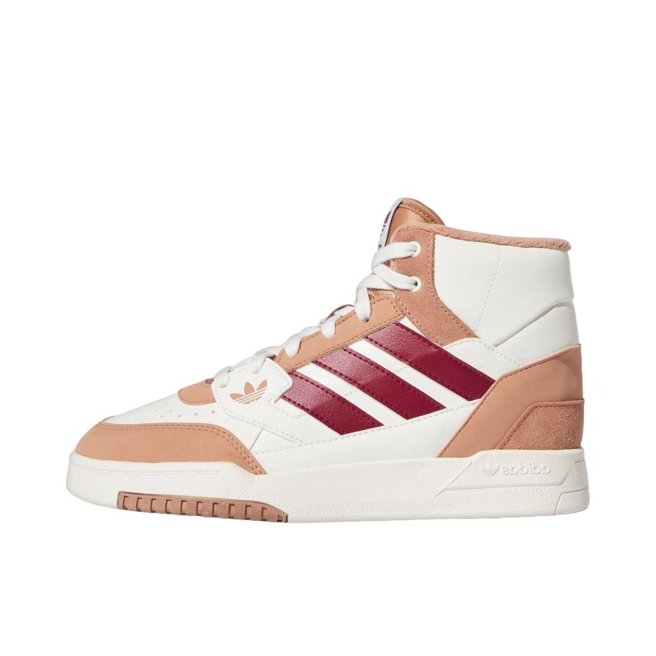 推荐商品：adidas Originals Drop Step 板鞋 复古耐磨透气舒适百搭 女款/白色/土褐色/红色