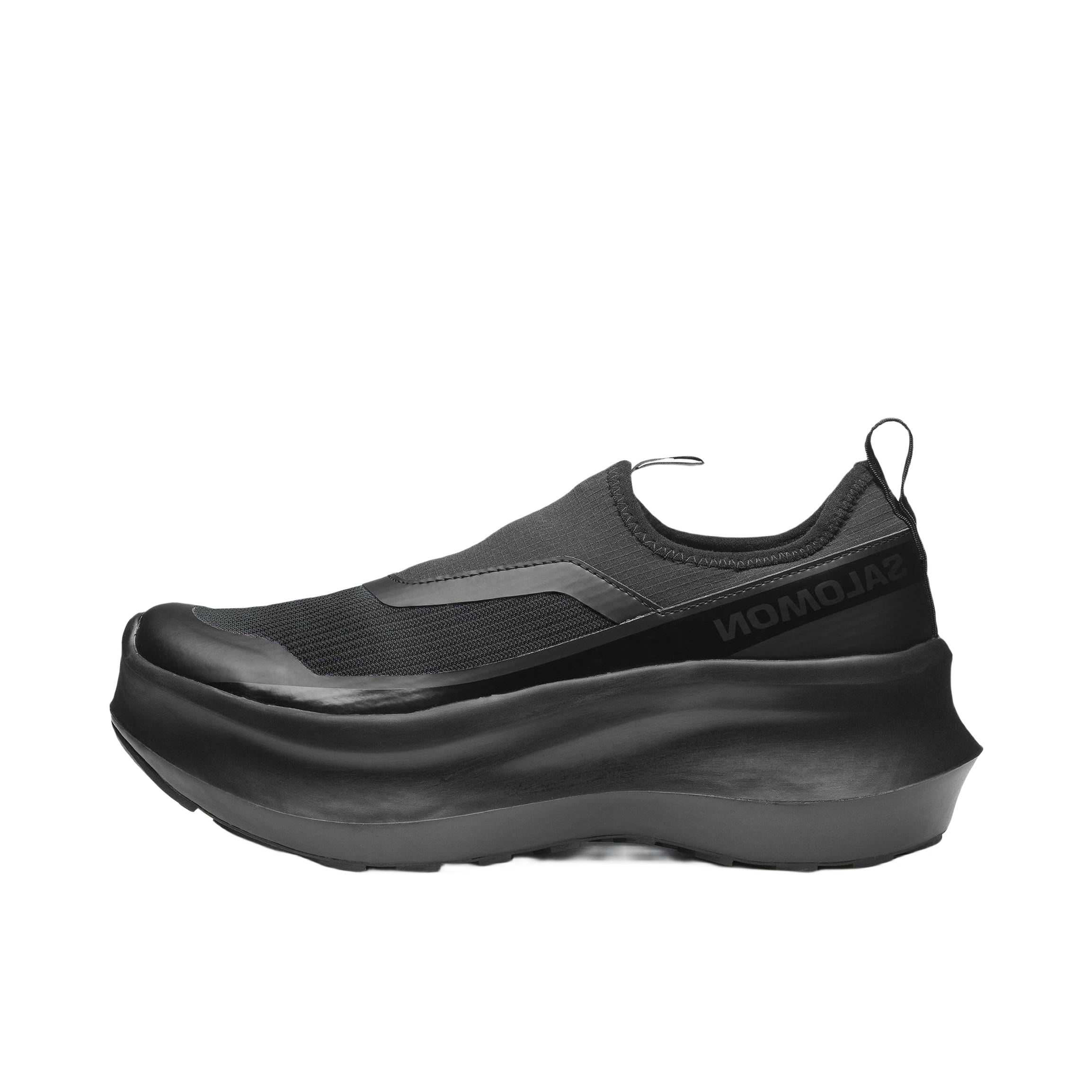 推荐商品：Salomon/萨洛蒙 Platform Slip-On 防滑耐磨 舒适 潮流百搭 运动休闲鞋 CDG联名/黑色  