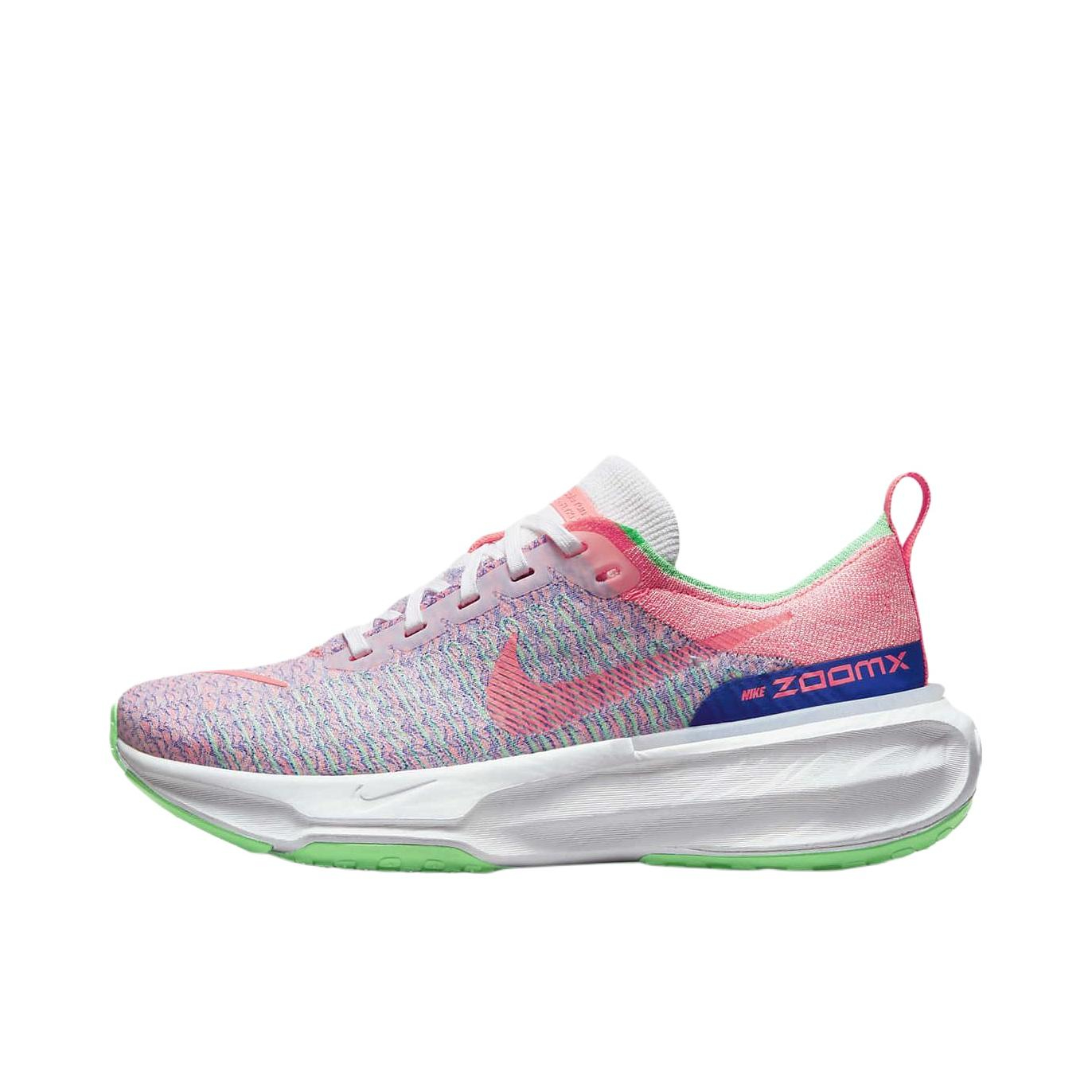 推荐商品：Nike Invincible 3 跑鞋 透气缓震织物运动支撑训练轻便平跟 粉色/绿色/蓝色