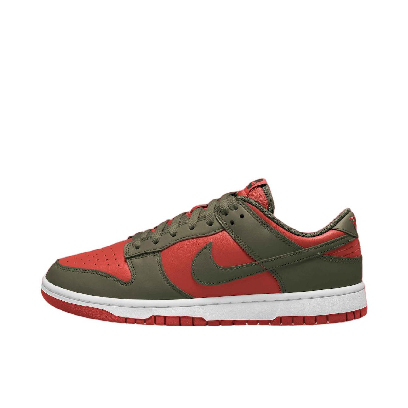 推荐商品：Nike Dunk 板鞋 经典复古百搭 红色/绿色