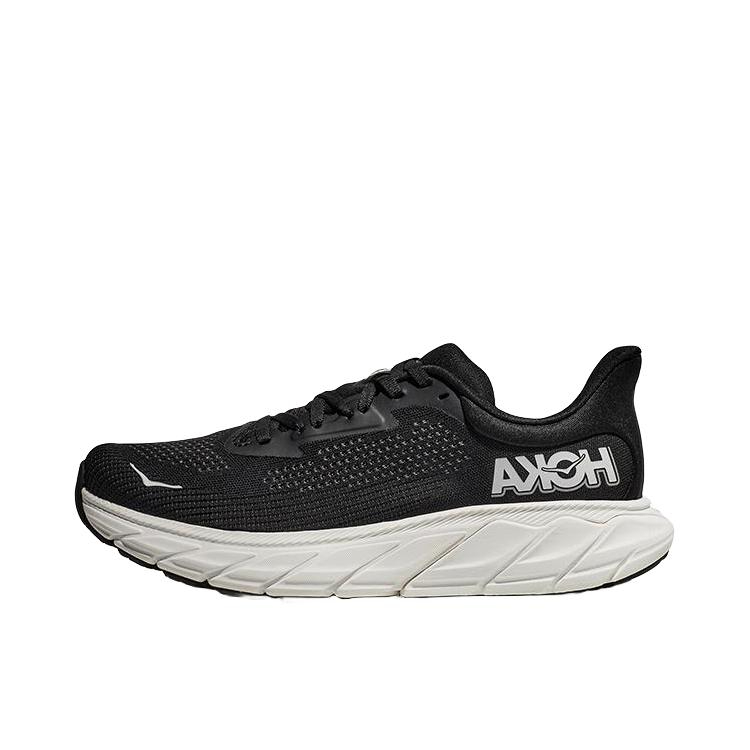 推荐商品：HOKA ONE ONE Arahi 7 舒适缓震 防滑耐磨 稳定支撑 织物 户外 跑鞋 2E/男款/黑色/白色