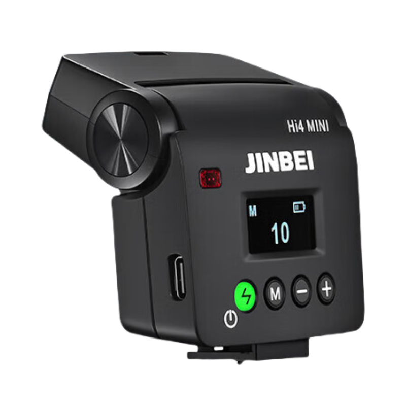 推荐商品：JINBEI/金贝 Hi-4 mini闪光灯 轻便小巧 内置锂电 兼容多品牌相机