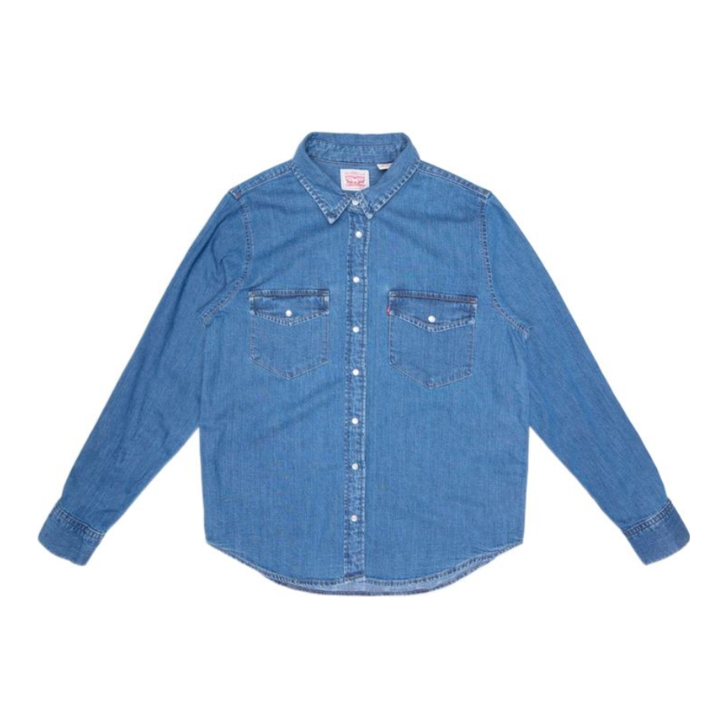Levi's 时尚休闲潮流牛仔长袖衬衫 16786-0002
