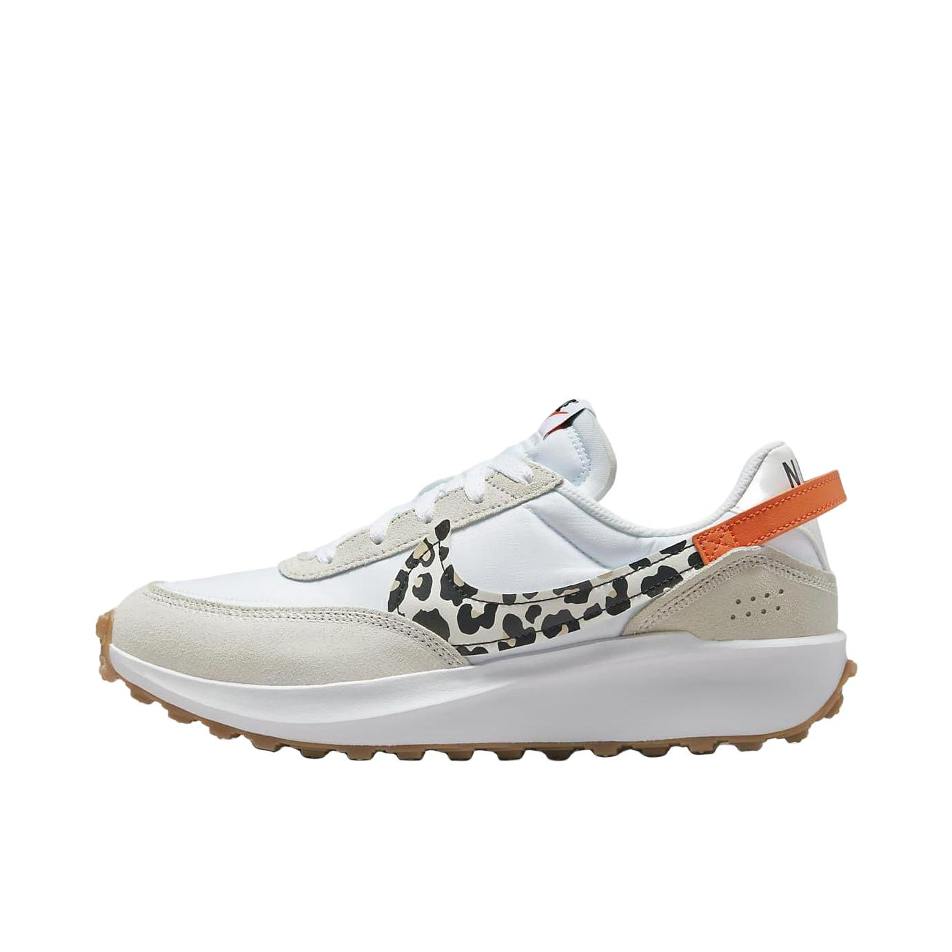 推荐商品：Nike Waffle Debut 运动休闲鞋 轻便缓震防滑复古圆头抓地包裹性 豹纹/白色
