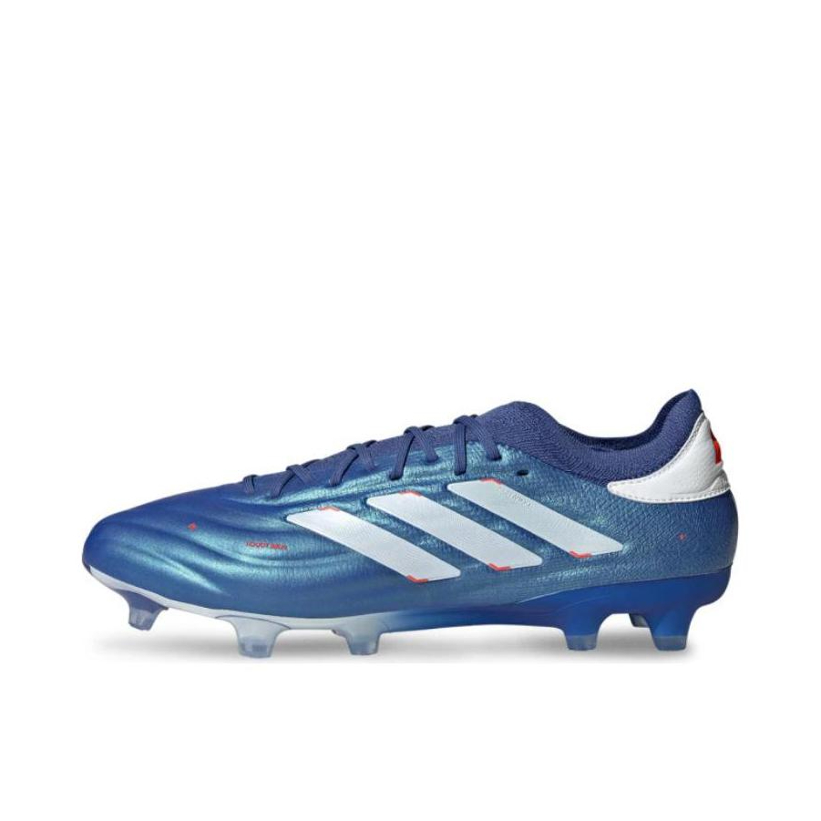 推荐商品：adidas Copa Pure 2+ FG 超顶 长钉 硬天然草场 足球鞋 蓝色